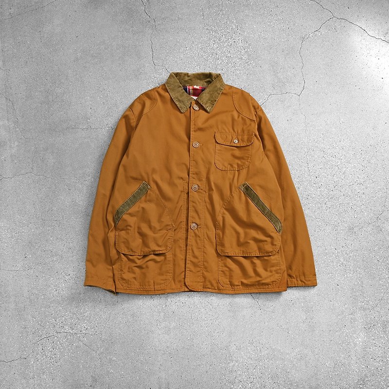Vintage Hunting Jacket - เสื้อโค้ทผู้ชาย - วัสดุอื่นๆ สีนำ้ตาล