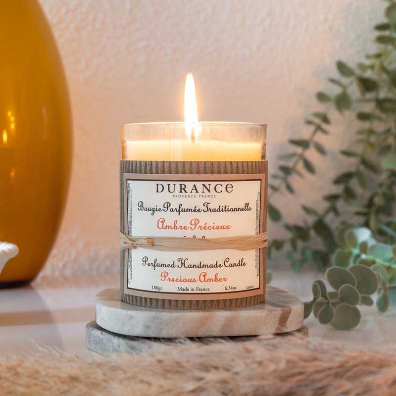 DURANCE handmade essential oil candle (180g) - เทียน/เชิงเทียน - แก้ว 