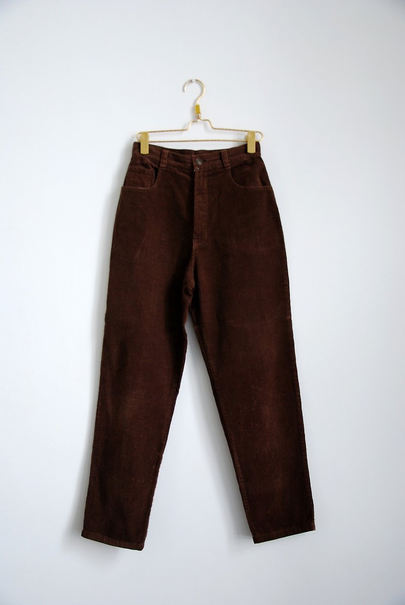 Pumpkin Vintage. Ancient corduroy trousers - กางเกงขายาว - วัสดุอื่นๆ 