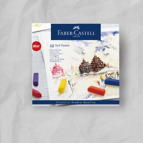 文聚 Faber-Castell 創意工坊粉彩軟性短型-48色(原廠正貨)