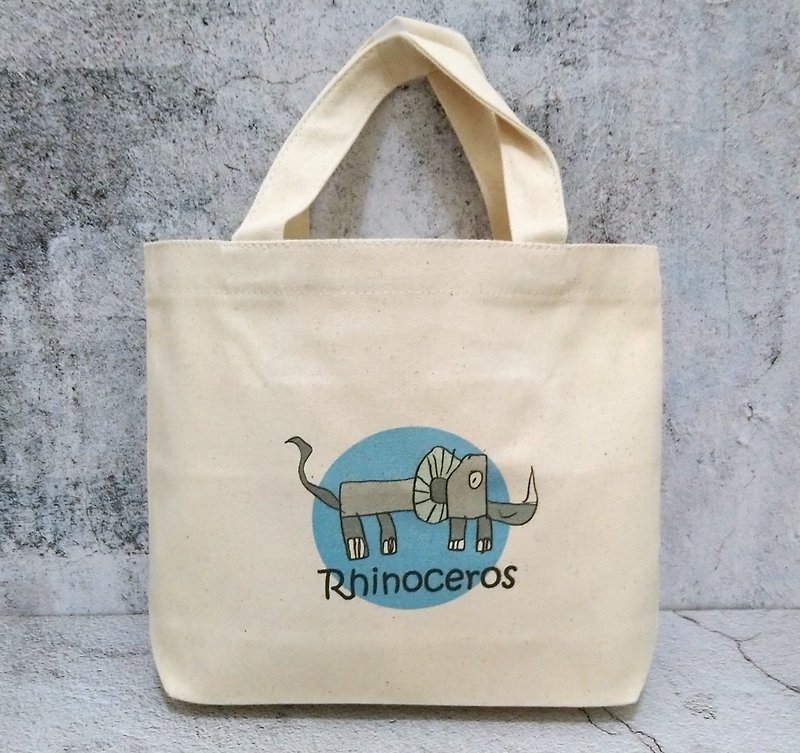 (Spot Goods) Rhino Eco Bento Bag - กระเป๋าถือ - ผ้าฝ้าย/ผ้าลินิน หลากหลายสี