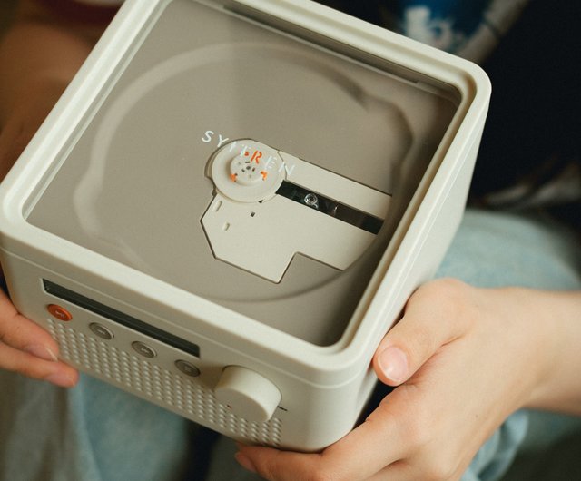 SYTREn R200 ポータブルCDプレーヤー SYITREN R200 Portable Retro CD Player with Built-in