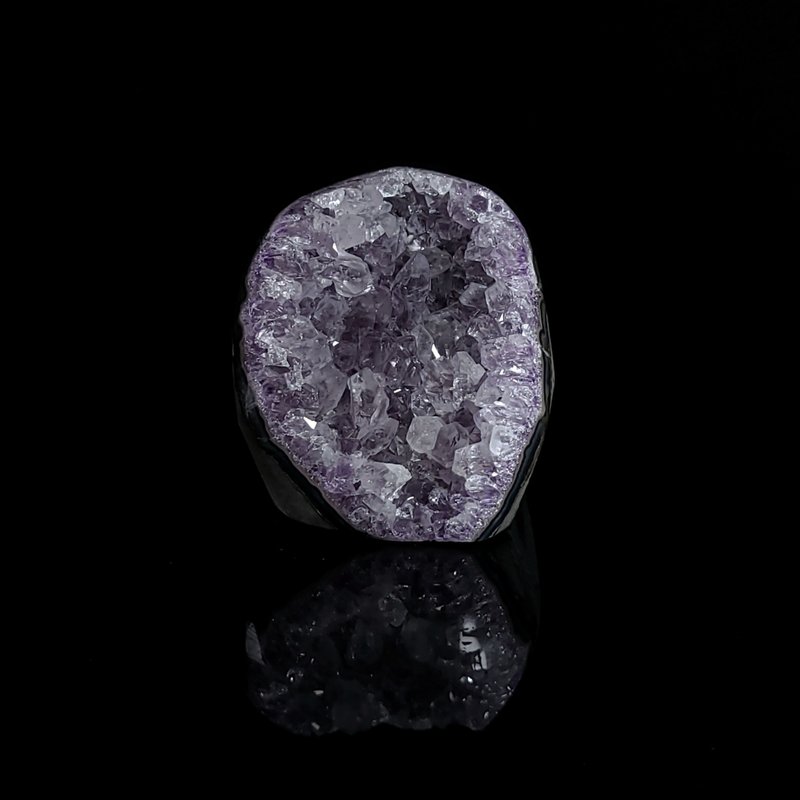 【紫晶簇】- 825 - 其他 - 水晶 黑色
