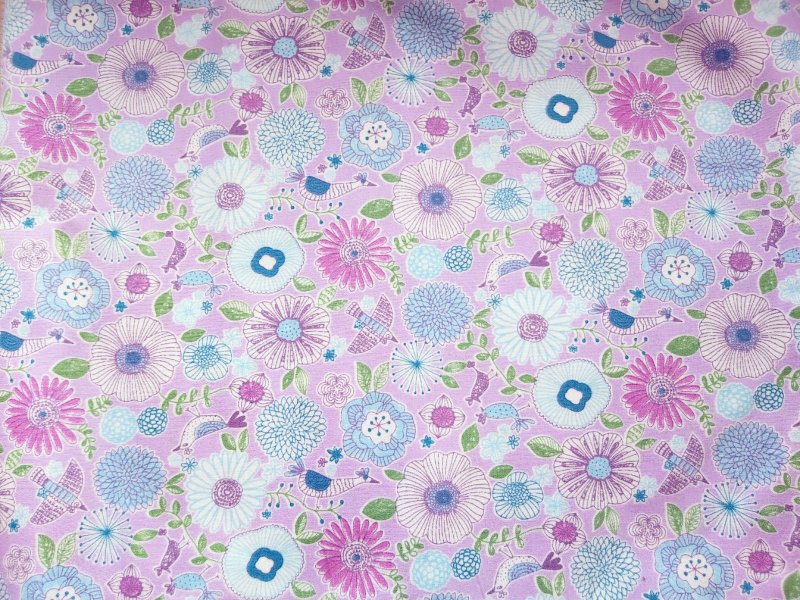 醫護雙層手術帽、工作帽、烘培帽 粉紫小花系列 - 帽子 - 棉．麻 多色