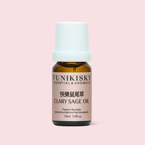 FUNIKISKY 天然精油品牌 【快樂鼠尾草精油】天然精油 SPA芳療 淨化空氣期間限定