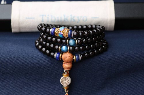 TIBUKKYO德榕藏品 椰蒂菩提子 108顆 臺北客製化串珠設計 椰蒂手串 手環 菩提子手鍊