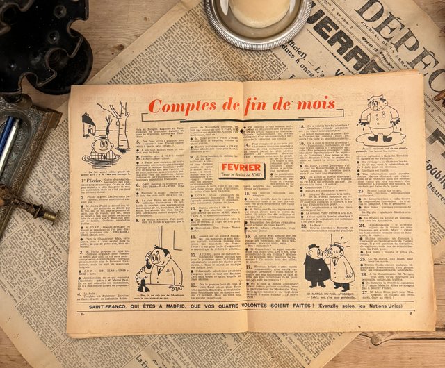 30921-ル・クルー・ジャーナル、フランスの新聞、1946年3月1日