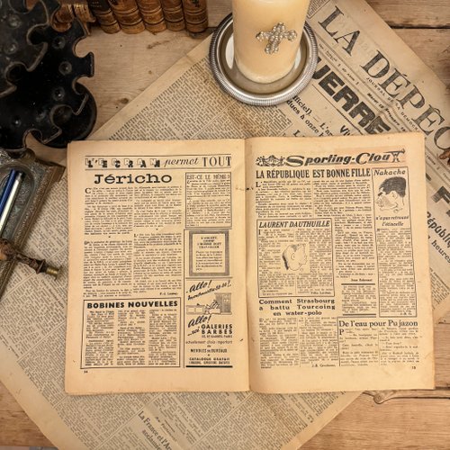 フランスアンティーク新聞　ル　プティ　ジャーナル　リトグラフ額装品 1892年のLe Petit Journal新聞【パディントン】｜ブロカント
