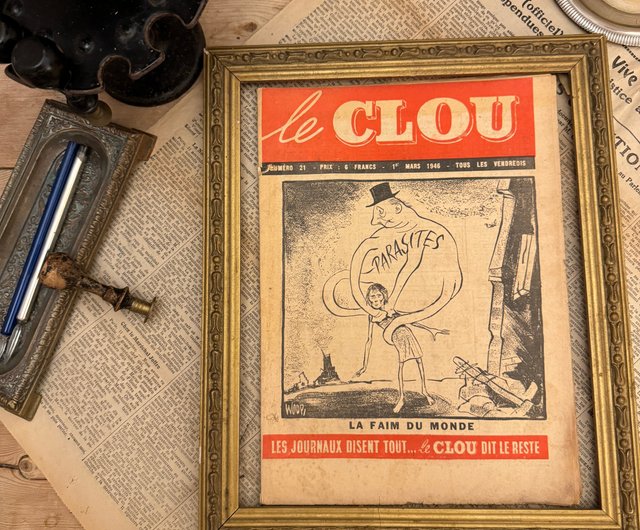 30921-ル・クルー・ジャーナル、フランスの新聞、1946年3月1日