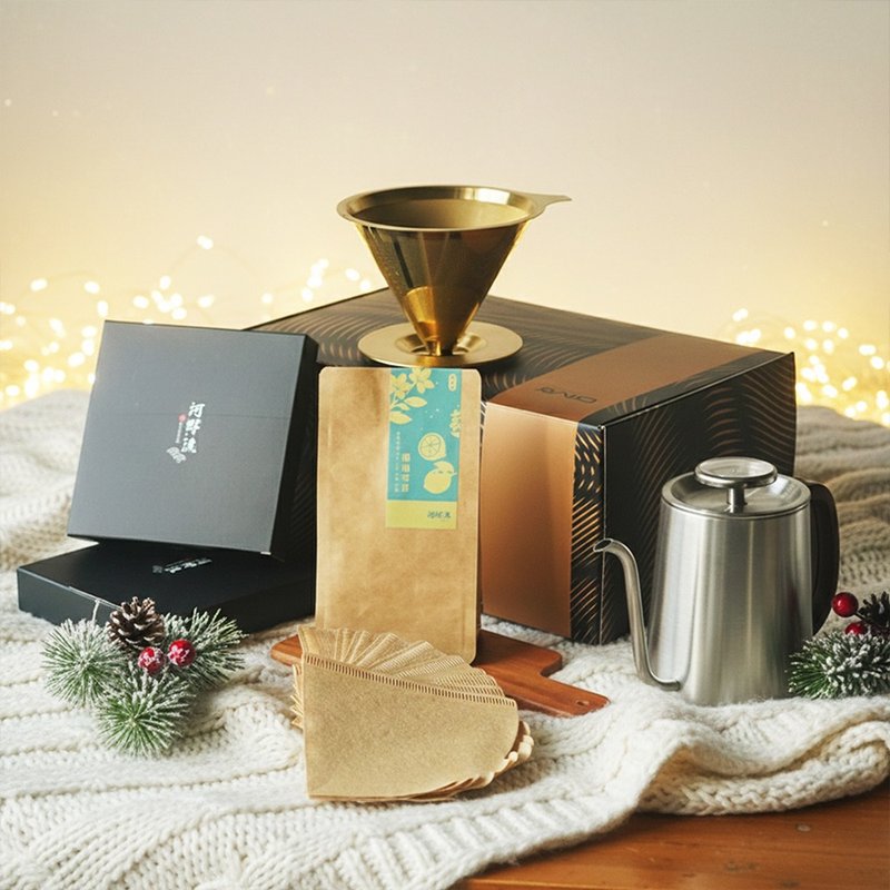 Driver 繽紛手沖咖啡聖誕禮盒組 - 咖啡壺/手沖壺 - 不鏽鋼 