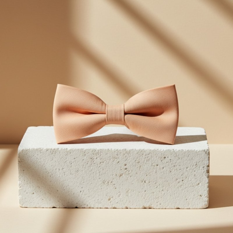 蜜柑オレンジの蝶ネクタイ - 蝶ネクタイ・つけ襟 - その他の化学繊維 オレンジ