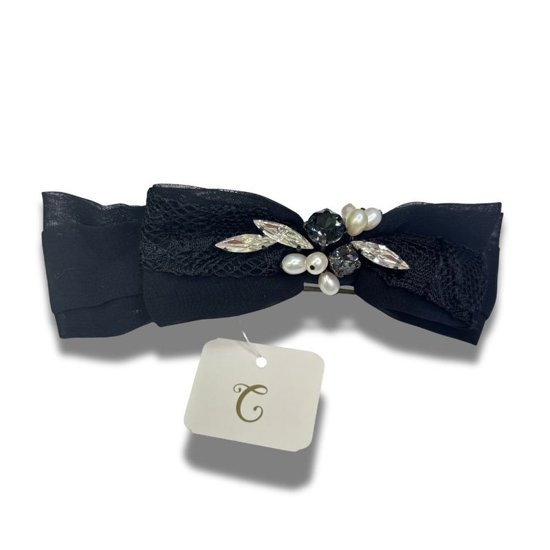 COMPLEX BIZ スプリングクリップシリーズ クリスタル フェイクパール - ヘアアクセサリー - クリスタル 多色