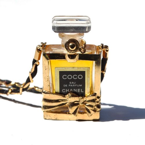 ヴィンテージCHANEL COCO Eau de Parfum ネックレス postantique_d4714