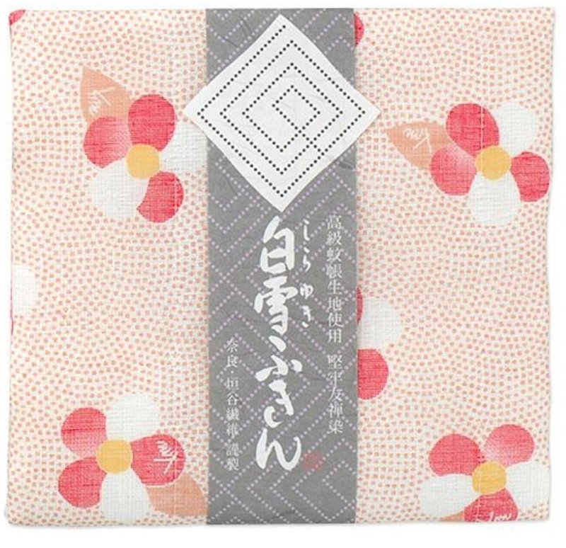 京友禪染萬用巾 / 茶花 紅色 - 桌布/桌巾/餐墊 - 棉．麻 紅色