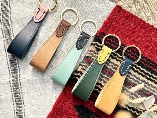 港產皮革｜Leatherism Handmade Products 馬鐙形鎖匙扣 好好縫 皮革DIY材料包 鑰匙扣 鑰匙皮條 簡約實用