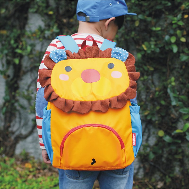 "Balloon" Children's Waterproof Lightweight Backpack-Petal Lion - กระเป๋าเป้สะพายหลัง - วัสดุกันนำ้ สีเหลือง