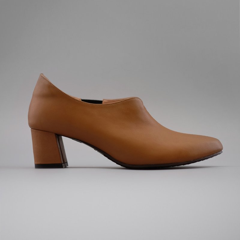 Ńeat ankle 靴 Brown(大地棕) | WL - 女短靴/中筒靴 - 真皮 咖啡色