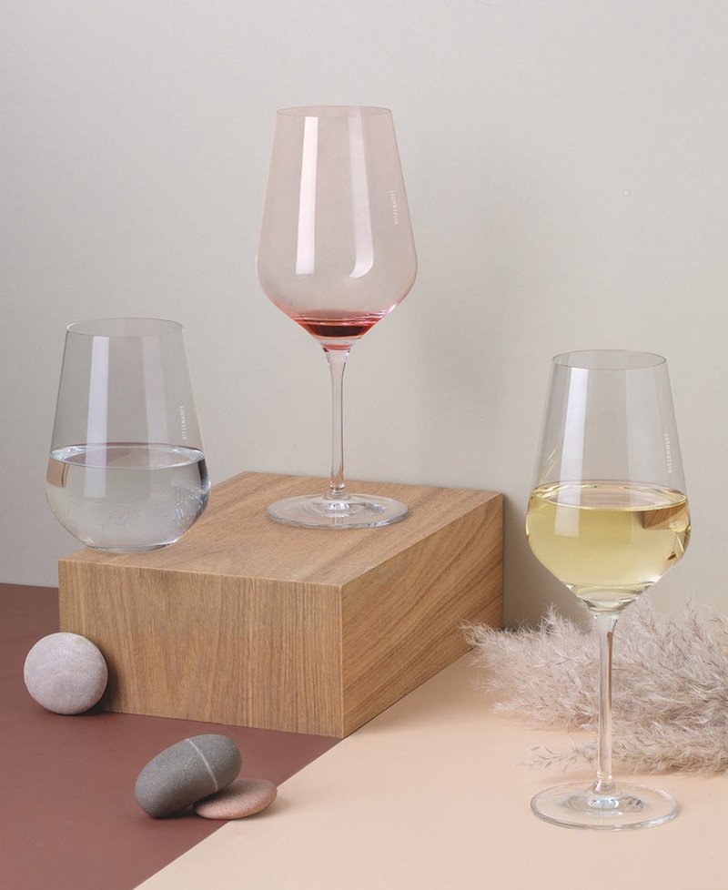 [Fast Shipping] RITZENHOFF + Fjord Light Series Red Wine Pairing Glasses - Two types in total (a set of two) - Bar Glasses & Drinkware - Glass Transparent