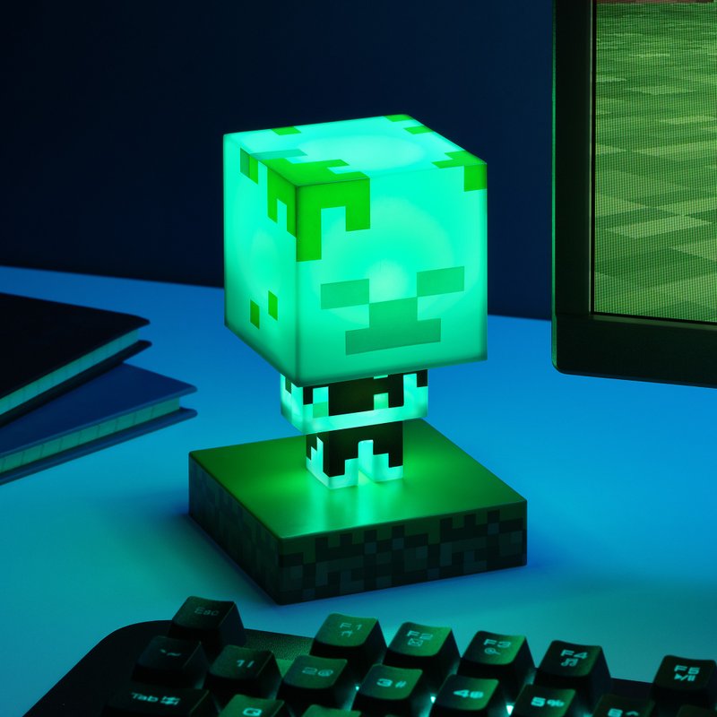 Paladone Minecraft Drowned Zombie Light - โคมไฟ - พลาสติก สีเขียว