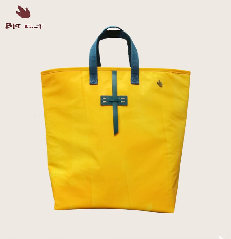 Big Foot Bag Tote Bag Simme Holdover Yellow - 手提包/手提袋 - 其他材質 黃色