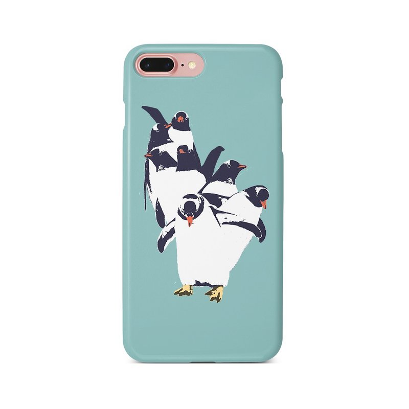 iPhone ケース / penguin dance - 手機殼/手機套 - 塑膠 藍色