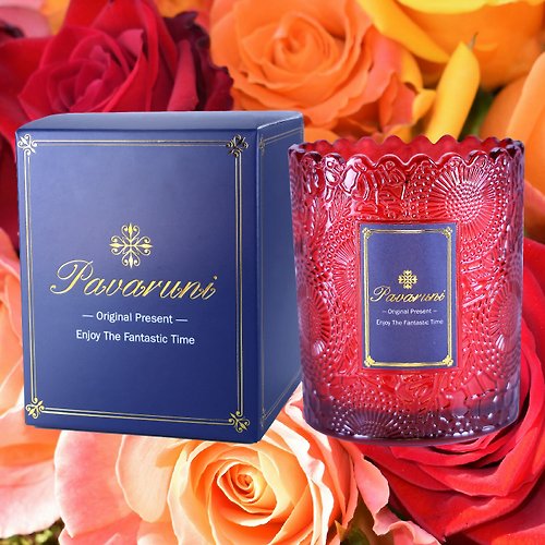 美國Pavaruni香氛精油蠟燭設計館 Pavaruni美國原創凡爾賽玫瑰100種香味香氛蠟燭禮盒圓舞曲生日