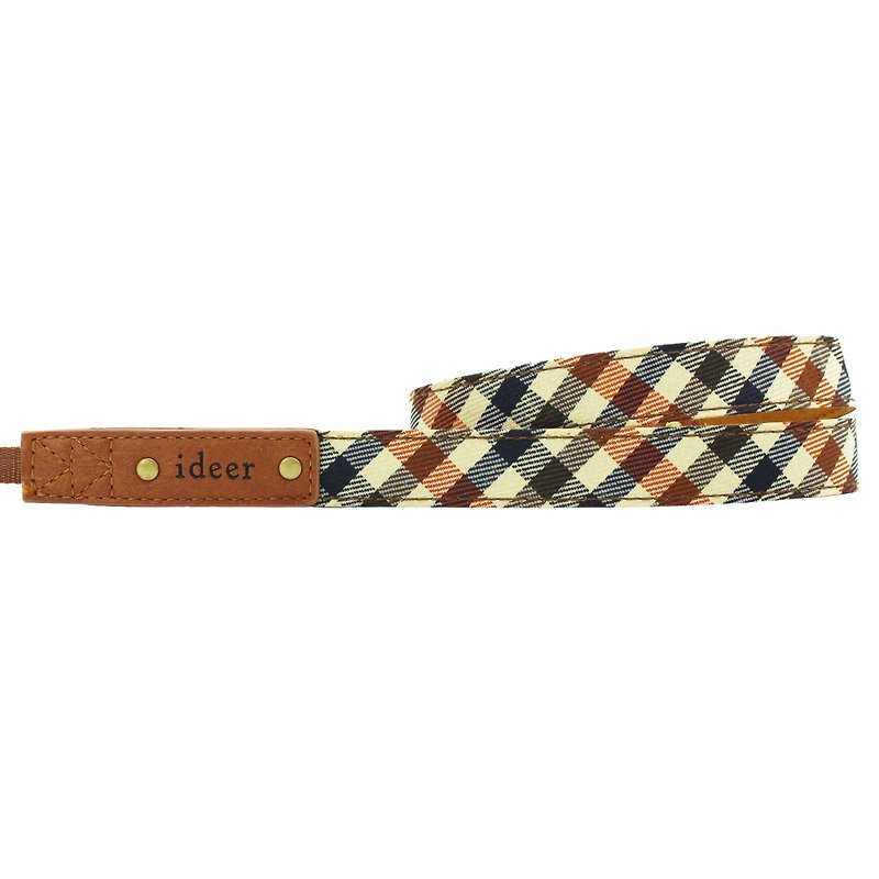 【Transfer】Customized Gift Scottie British Plaid Retro Camera Strap (Young) Exchange Gift - Camera Straps & Stands - Other Materials Khaki