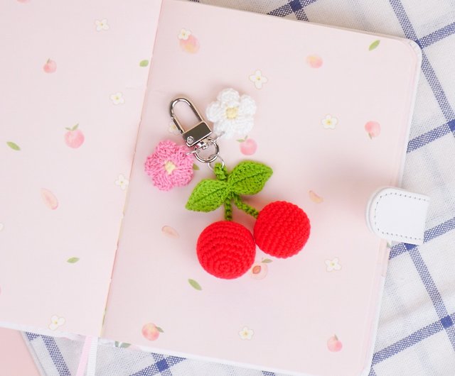 Zipper Charms - Strawberry Cherry