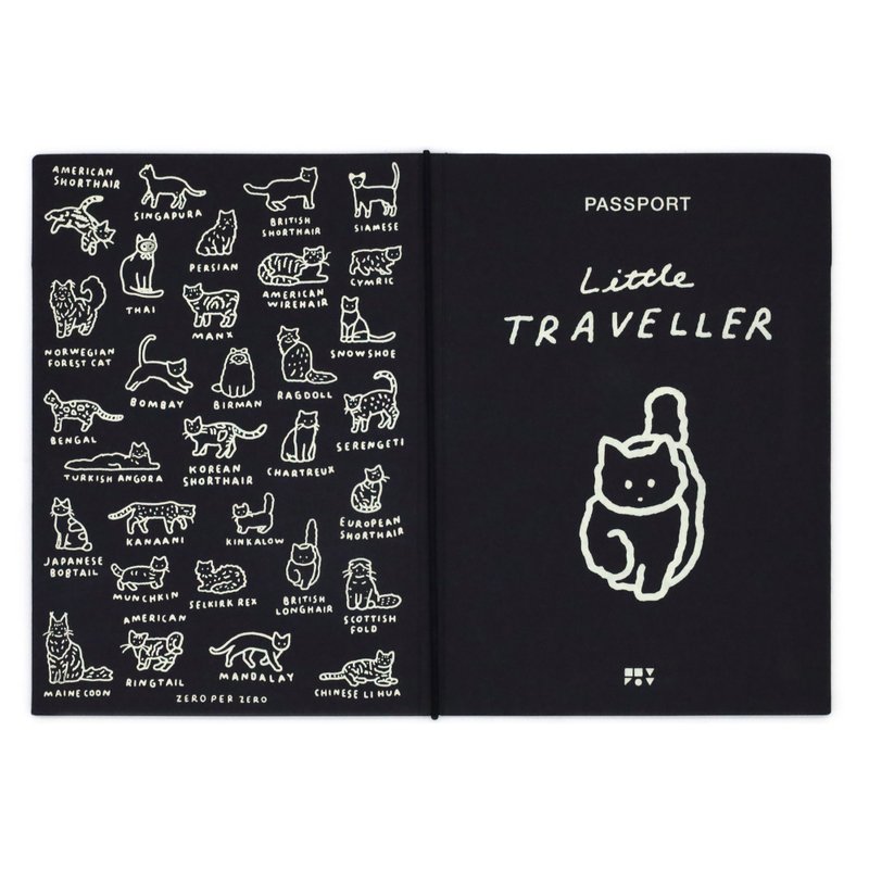 Passport cover fluffy cat - ที่เก็บพาสปอร์ต - กระดาษ 