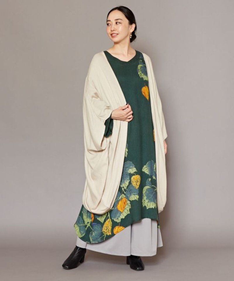 【熱門預購】燈籠果和風UV羽織套裝洋裝 (3色) 7IA-4303 - 洋裝/連身裙 - 其他材質 