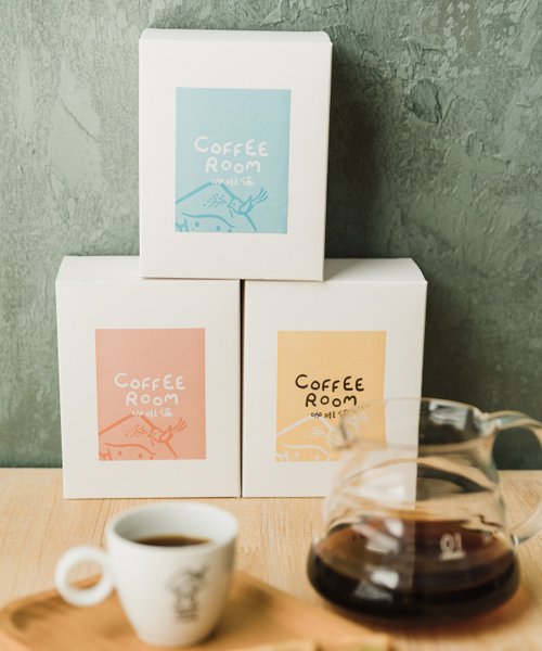 咖啡倫 COFFEE ROOM 試喝組 濾掛咖啡 五入 綜合焙度 (淺/中/中深)