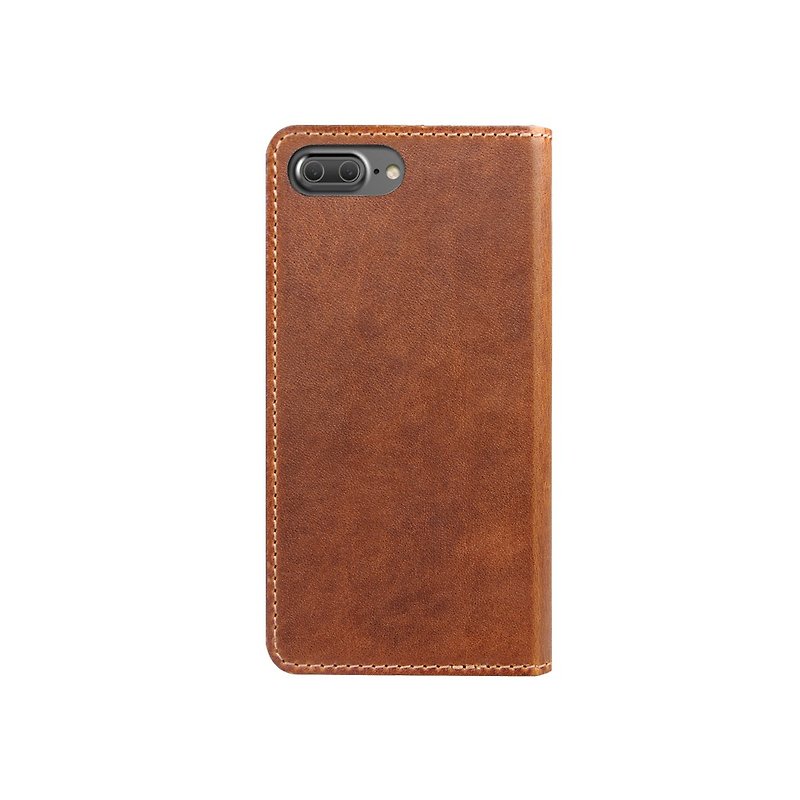 American NOMAD iPhone 7 / 8 Plus special side leather protective cover (856504004781) - Other - Genuine Leather Brown