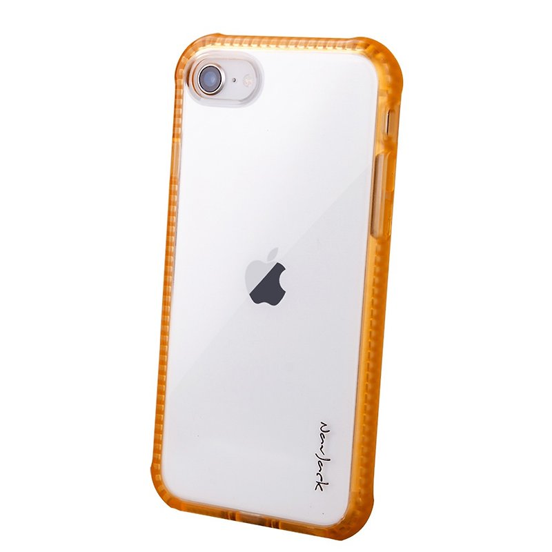 iPhone SE3 / SE2 / 8 / 7 (4.7吋) 超抗摔吸震空壓保護殼 粉橘色 - 手機殼/手機套 - 塑膠 橘色