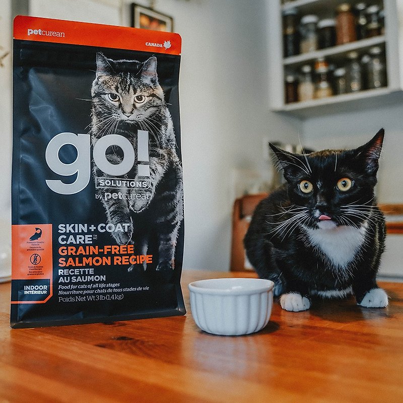 [Cat staple food] go! Wild salmon whole cat fur health series grain-free cat feed - อาหารแห้งและอาหารกระป๋อง - อาหารสด 