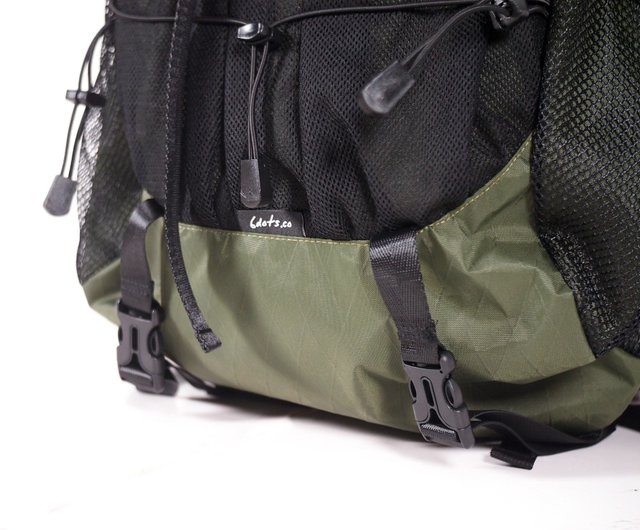 深緑色 X-Pac 超軽量登山バッグ 20L 30L 40L バークマウンテン55L