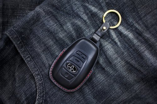 TTP_leathers 波賽頓手工皮件 【現貨版】豐田 Toyota 86 GR Gazoo racing 汽車鑰匙包 鑰匙皮套