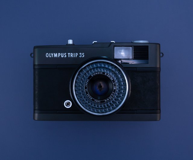 Vintage OLYMPUS PEN TRIP 35 Long Black long black - 設計館Film