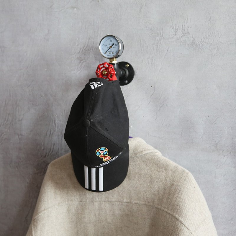 工业风水管挂钩墙上装饰衣帽钩 - 衣架/衣帽架/掛勾 - 其他金屬 黑色