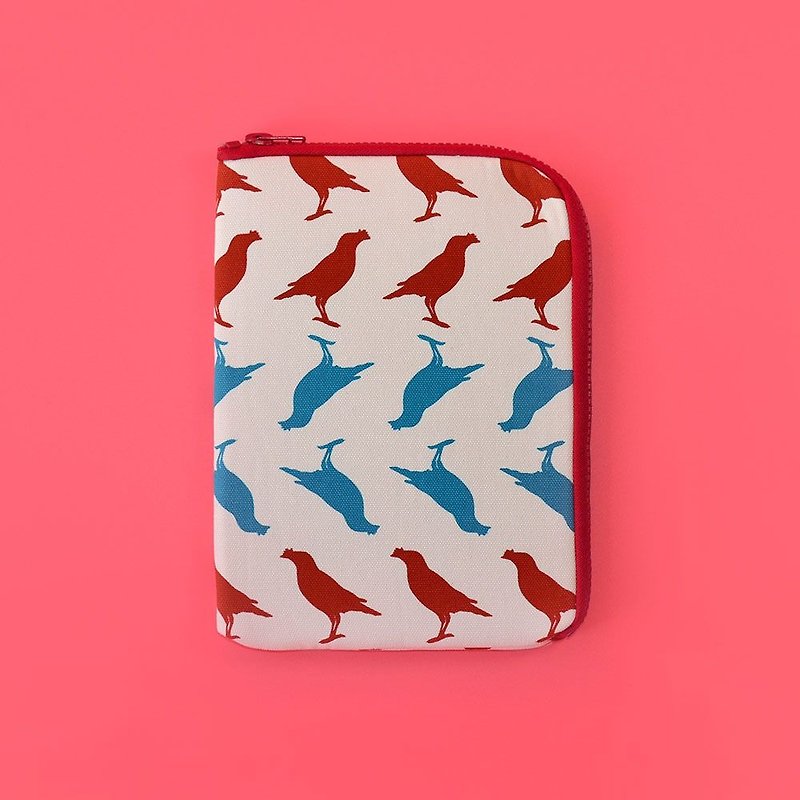 iPad Sleeve / Crested Myna No.5 / Old Building Pink - Tablet & Laptop Cases - Cotton & Hemp 
