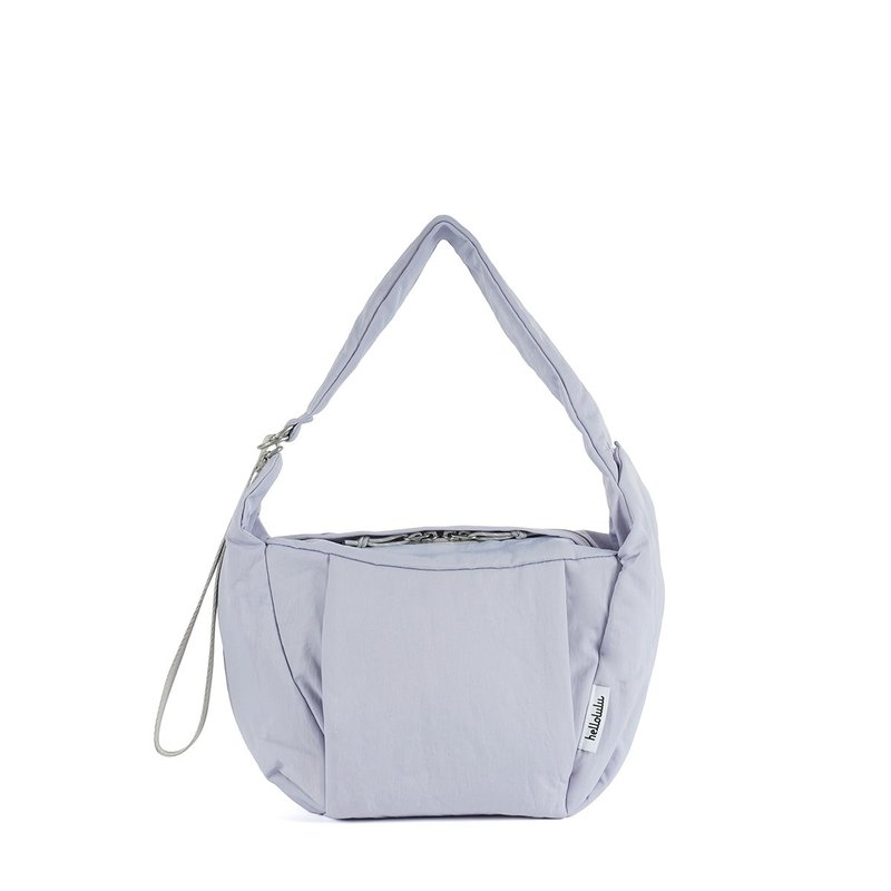MILES All Day Shoulder Bag M Size, Daily Shoulder Bag (Lavender) - กระเป๋าแมสเซนเจอร์ - วัสดุอีโค สีม่วง