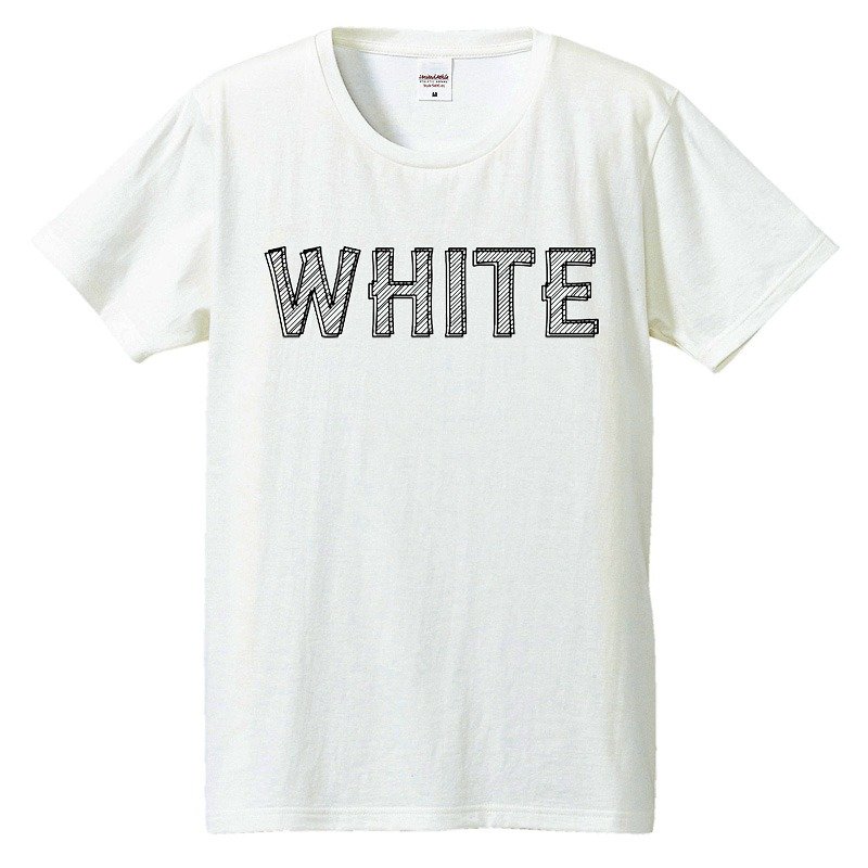 Tシャツ / white - Tシャツ メンズ - コットン・麻 ホワイト