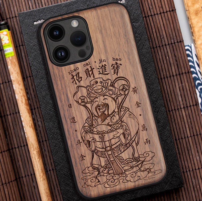 手工客制實木iPhone三星手機殼,定做純木手機殼,個性禮品,鳥巢 - 手機殼/手機套 - 木頭 