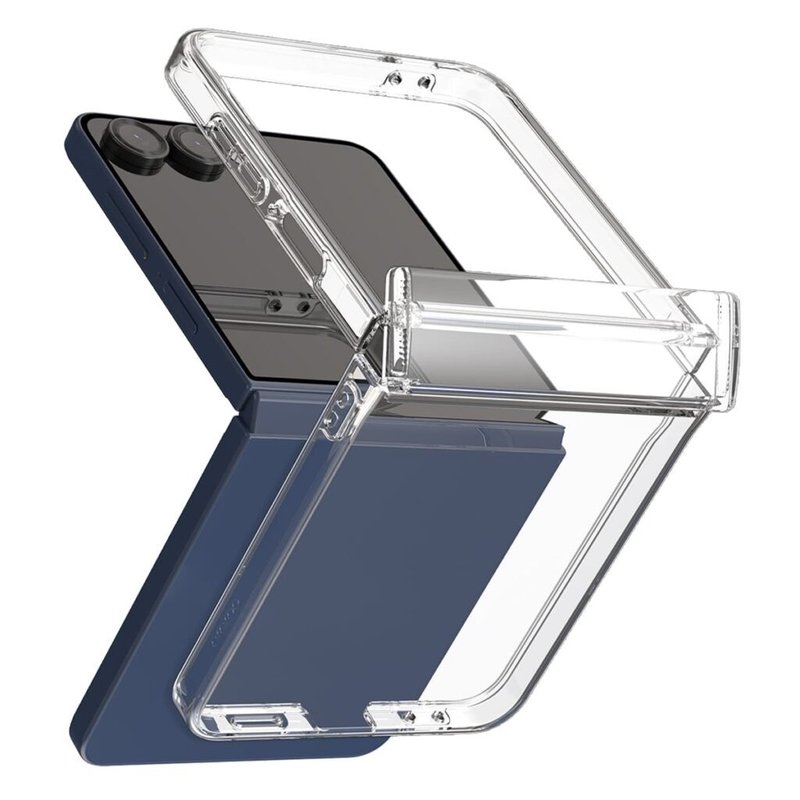 Araree Samsung Galaxy Z Flip 7 DUPLE 360 CLEAR 透明電話ケース - スマホケース・カバー - その他の素材 