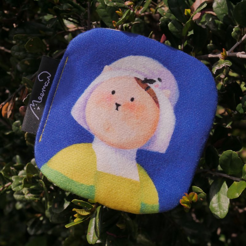 The Milkmaid Cat Handmade Absorbent Towel coaster - ที่รองแก้ว - ผ้าฝ้าย/ผ้าลินิน หลากหลายสี