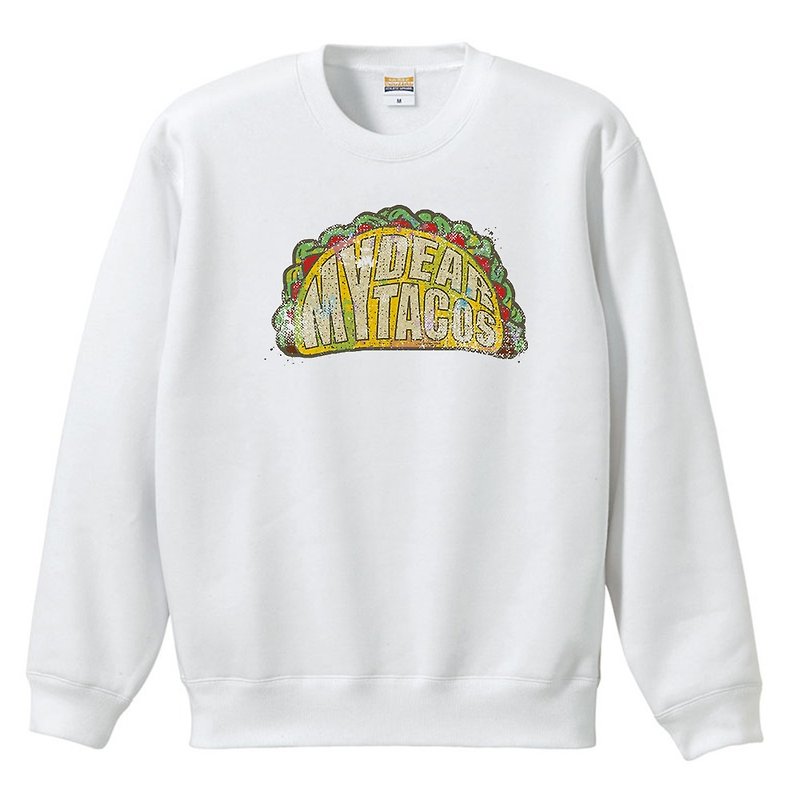sweat / My dear the tacos - Men's T-Shirts & Tops - Cotton & Hemp White