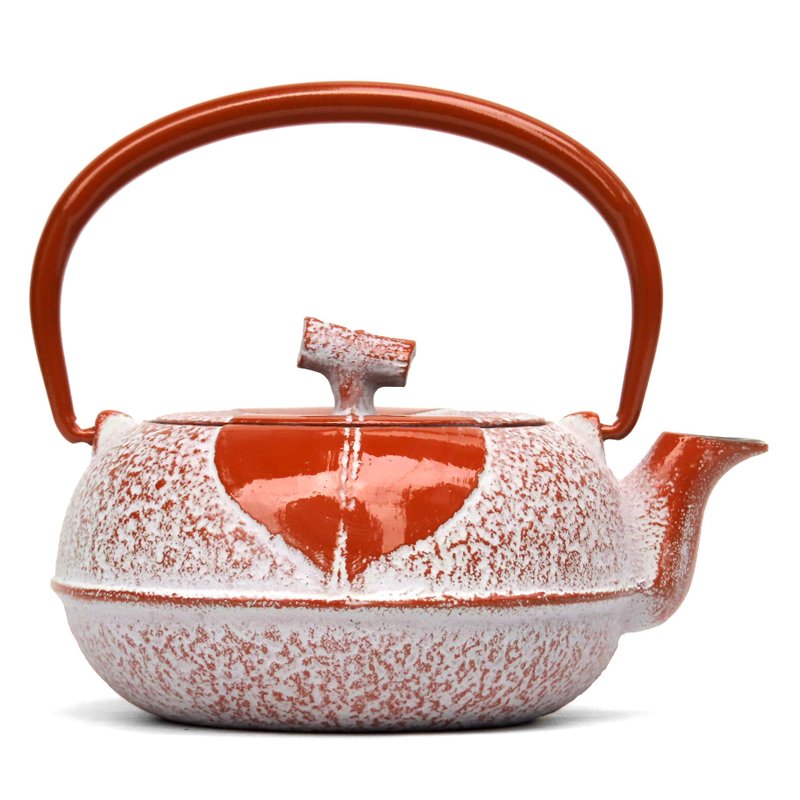 南部鐵器 茶壺 樹葉 0.3L 日本製 - 茶壺/茶杯/茶具 - 其他金屬 紅色