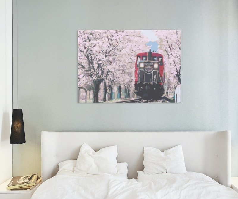 嵐山戀櫻 創意數字油畫 【銷售排行榜 】 - 插畫/繪畫/寫字 - 其他材質 