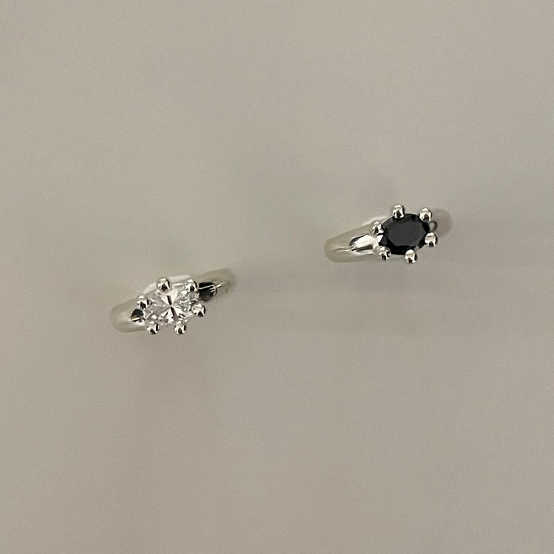 haime jenna ring (cubic 8*6mm) original silver - 戒指 - 純銀 多色
