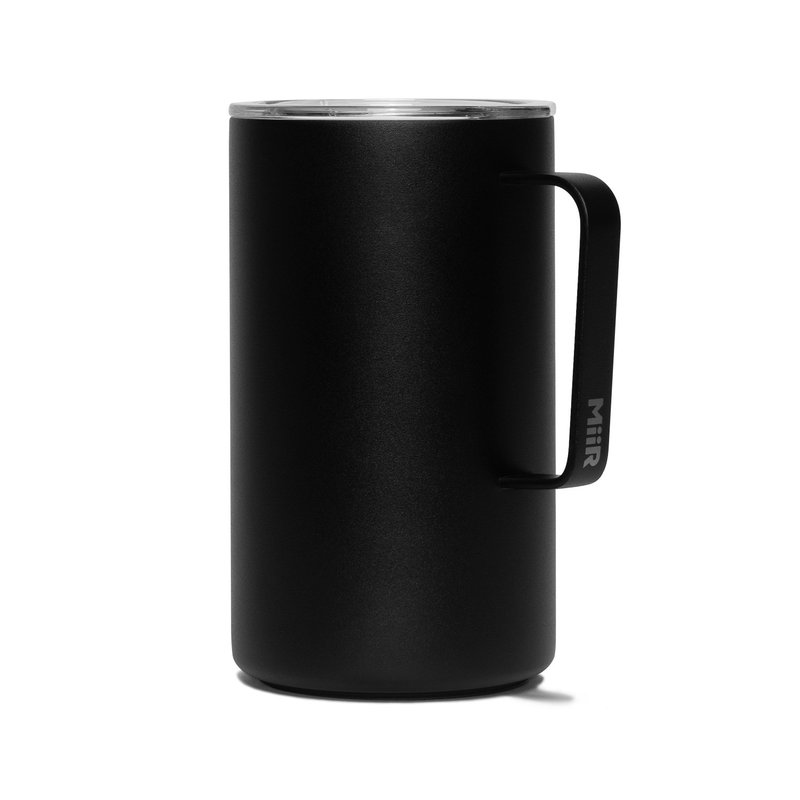 MiiR Vacuum-Insulated (stays hot/cold) Camp Cup  20oz/591ml  Black - กระบอกน้ำร้อน - สแตนเลส สีดำ