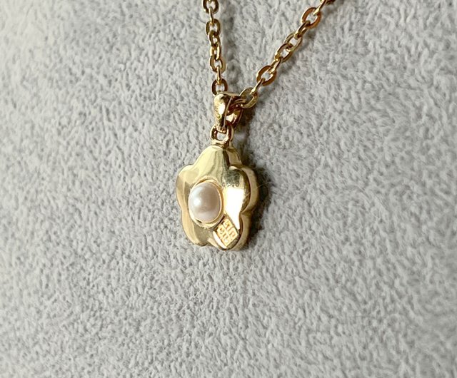 ジバンシーチョーカーネックレスパール